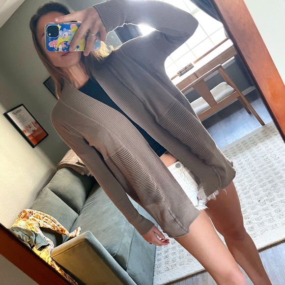 Savvi Sweaters - Tan Cardigan